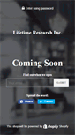 Mobile Screenshot of lifetimeresearch.com